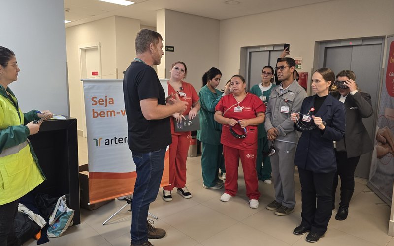 Maio Amarelo no Hospital Cajuru