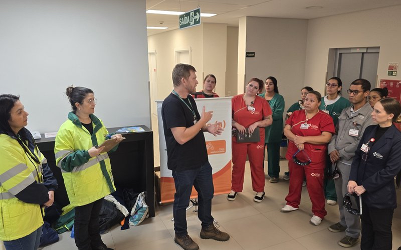 Maio Amarelo no Hospital Cajuru