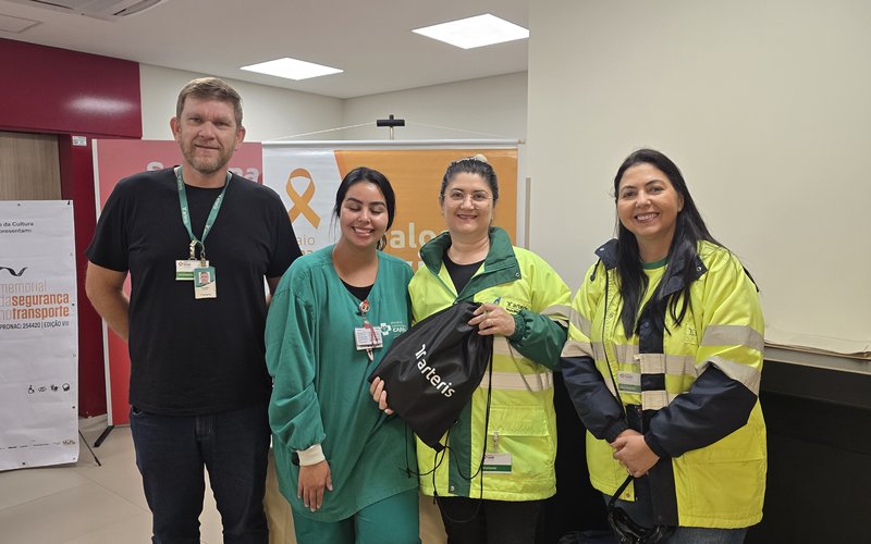 Maio Amarelo no Hospital Cajuru
