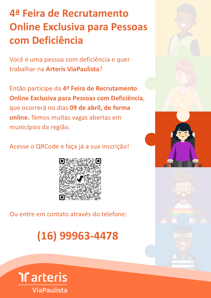 4ª Feira de Recrutamento Online Exclusiva para Pessoas com Deficiência VP