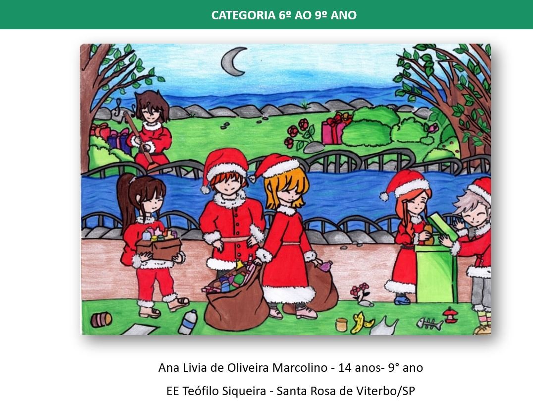 Ana Lívia de Oliveira - tema resíduo - Santa Rosa de Viterbo