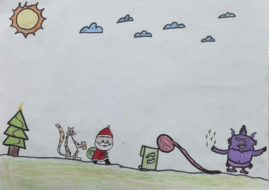 Concurso Cartão de Natal alunos de 2º ao 5º ano - Geovana Fernandes Rangel