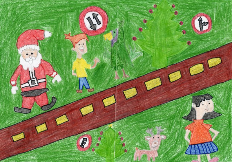 Concurso cartão de Natal alunos da Educação de Jovens e Adultos – EJA - Ana Luiza Lima Moreira