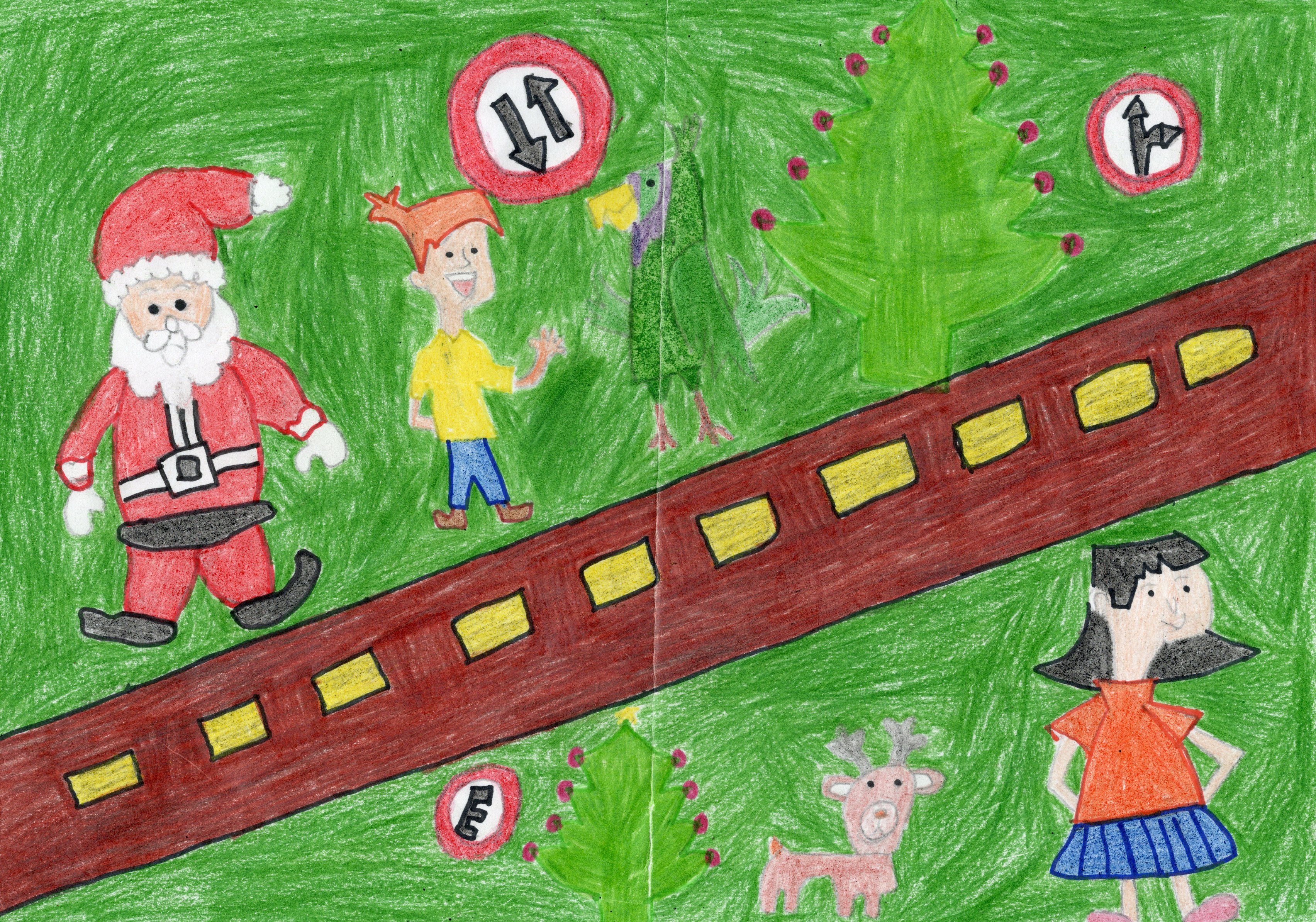 Concurso cartão de Natal alunos da Educação de Jovens e Adultos – EJA - Ana Luiza Lima Moreira