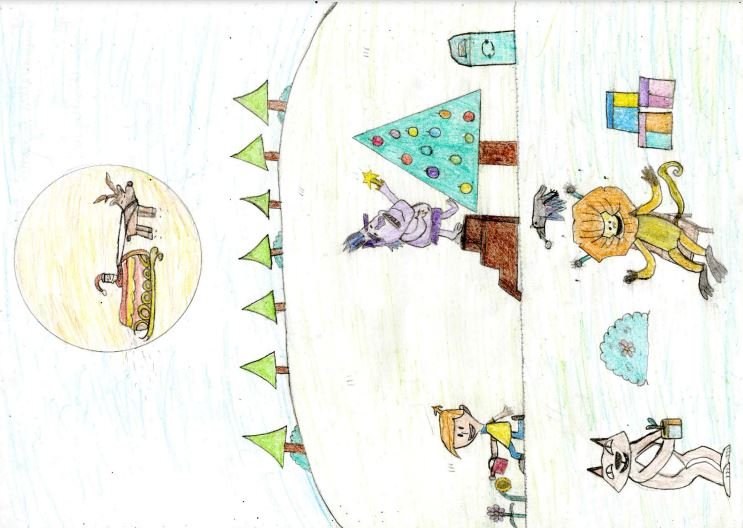 Concurso cartão de natal alunos de 6º ao 9º ano - Emanuelly Christina de Jesus da Silva