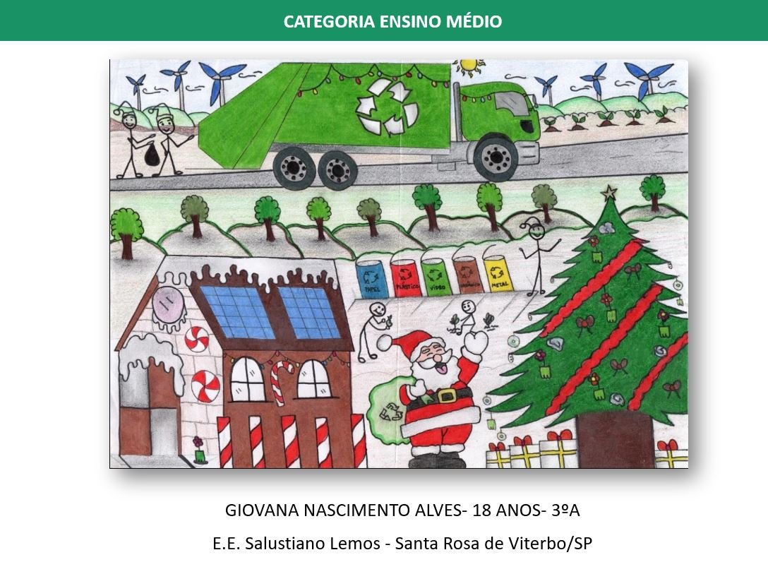 Giovana Nascimento - tema resíduo - Santa Rosa de Viterbo