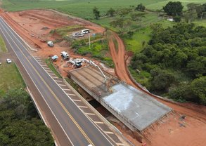 Ponte km 53 - Concretagem Tabuleiro